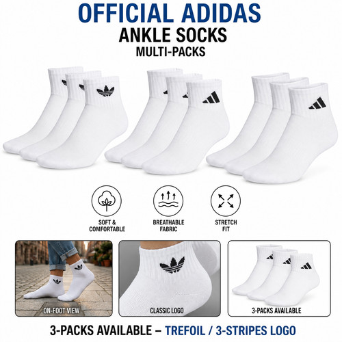 Adidas socks pairs - adidas, 3